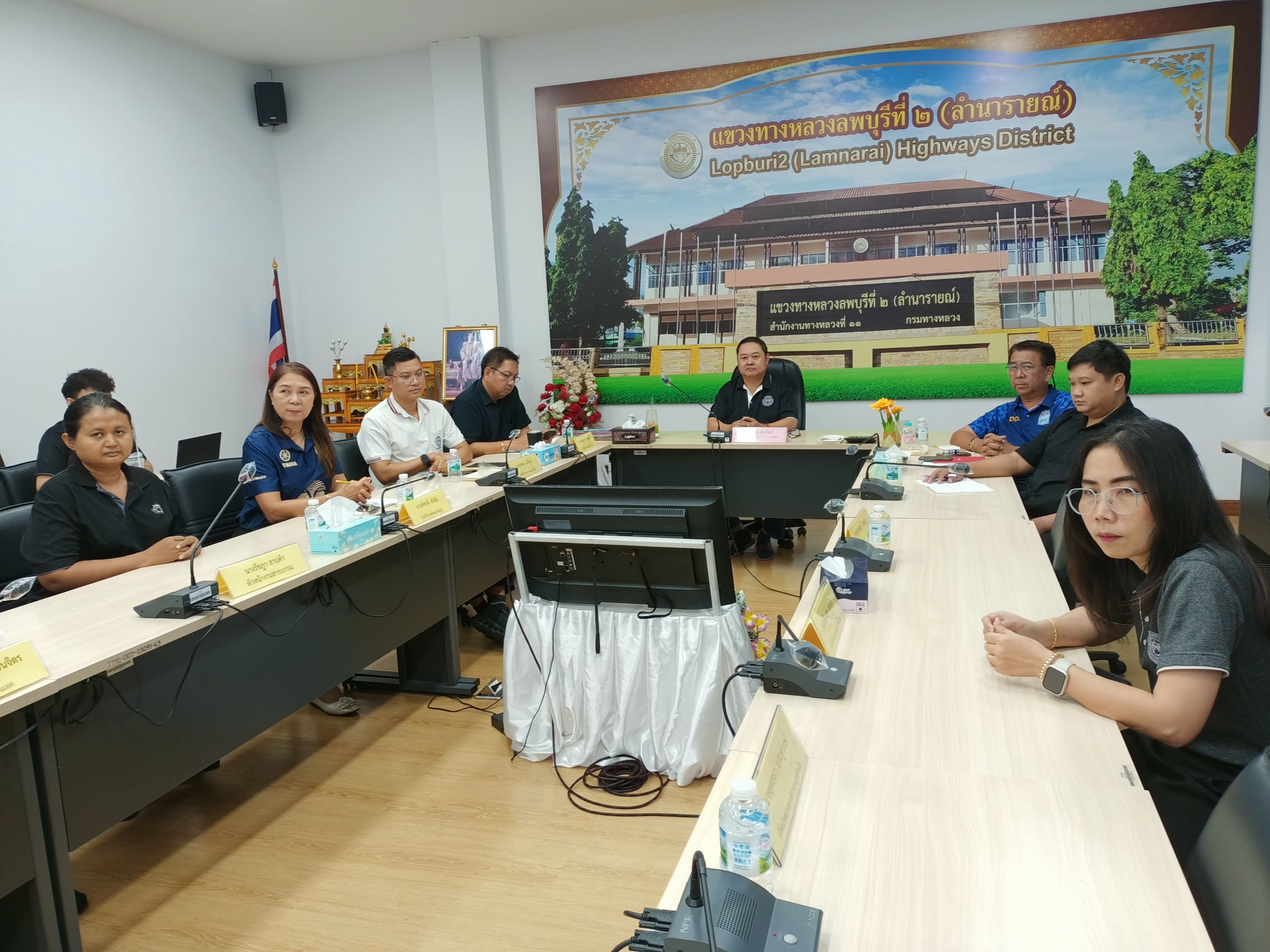 การประชุมประจำเดือน สำนักงานทางหลวงที่ 11 ครั้งที่ 8/2569